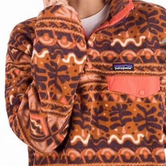 R a r e Patagonia Synchilla in Mangrove Henna Brown - Picture 8 of 10